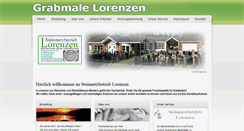 Desktop Screenshot of grabmale-lorenzen.de